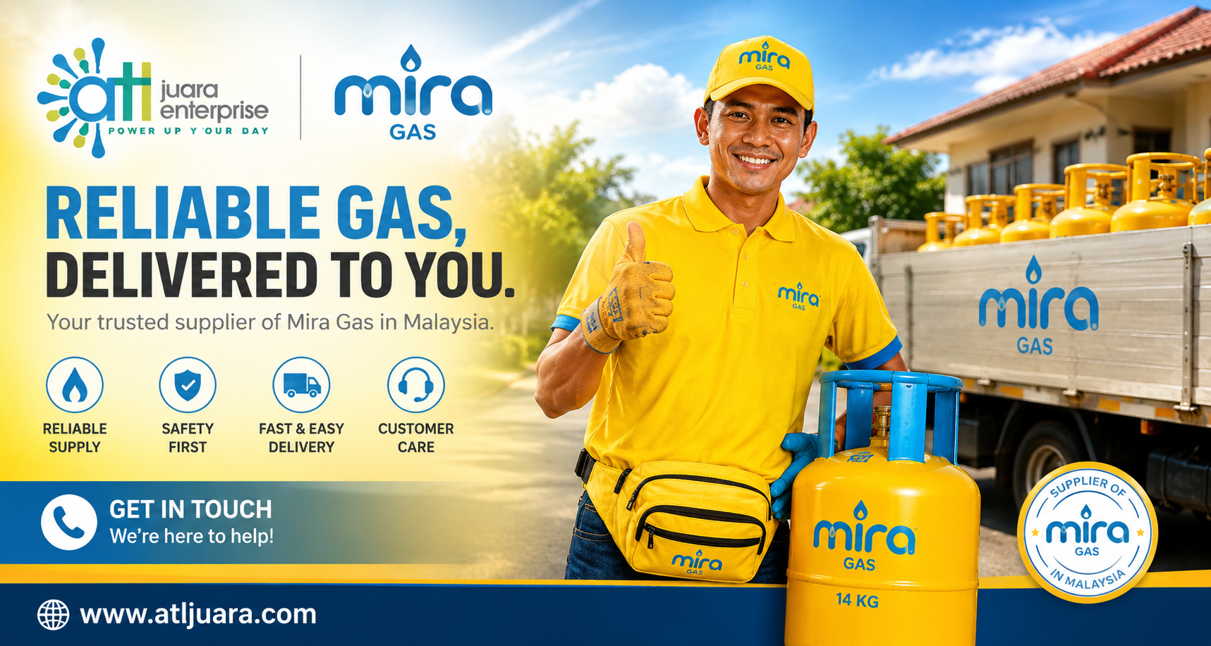 MIRA Gas Cylinder Delivery